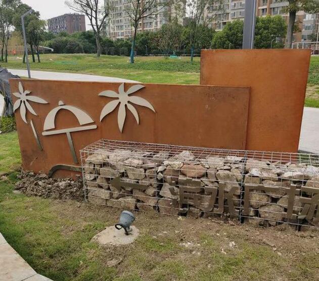 漳州锈钢板挡土墙